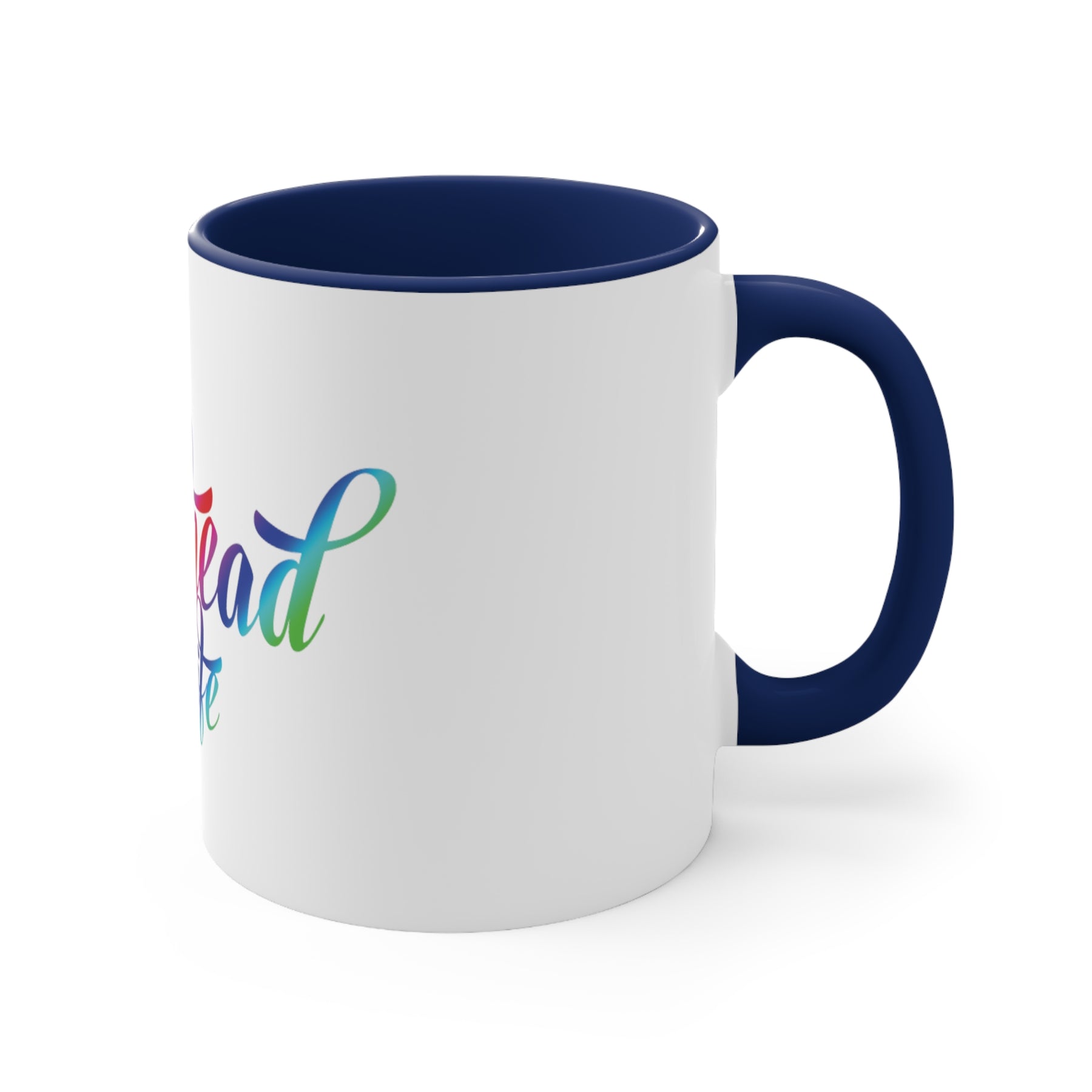 Left handle coffee mug