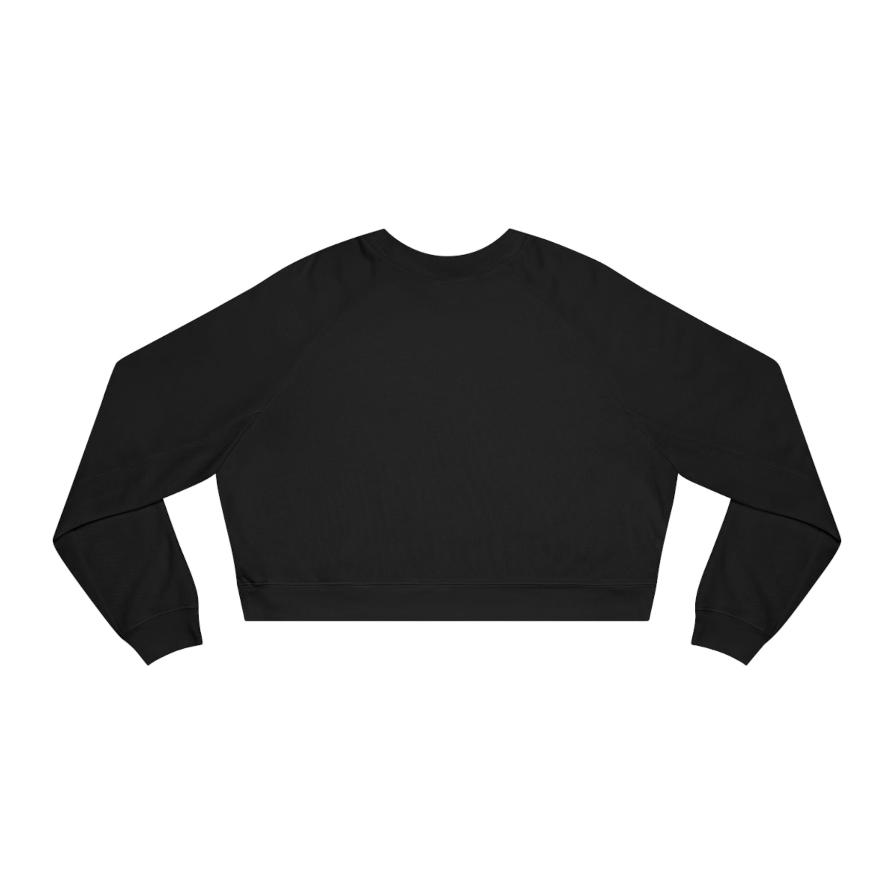 Plain black fleece pullover