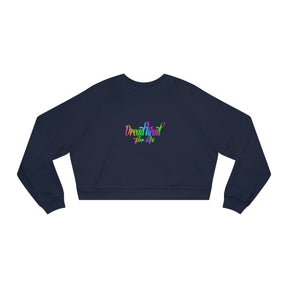 cropped fleece pullover